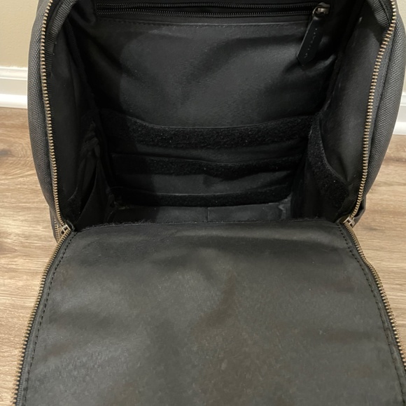 Atlas Supply Co Brooklyn Canvas Leather Backpack 15” Laptop Camera